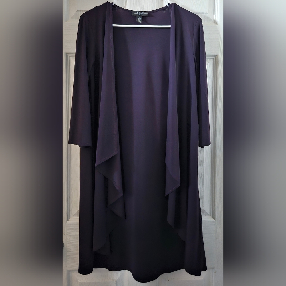 R & M Collection Open Front Flowy Cardigan